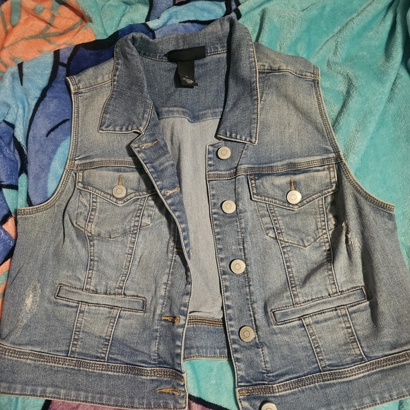 Jackets & Blazers - 🩷 Stylish Denim Vest